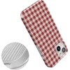 image:imageCasely iPhone 17 Pro Max Case  Marina Lines  Tiny Pinstripe  Compatible with MagSafe  Classic Ultra Thin DesignSweet Jam  Red Gingham