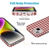 image:imageCasely iPhone 17 Pro Max Case  Marina Lines  Tiny Pinstripe  Compatible with MagSafe  Classic Ultra Thin DesignSweet Jam  Red Gingham