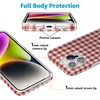 image:imageCasely iPhone 17 Pro Max Case  Marina Lines  Tiny Pinstripe  Compatible with MagSafe  Classic Ultra Thin DesignSweet Jam  Red Gingham