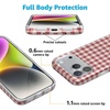 image:imageCasely iPhone 17 Pro Max Case  Marina Lines  Tiny Pinstripe  Compatible with MagSafe  Classic Ultra Thin DesignSweet Jam  Red Gingham
