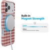 image:imageCasely iPhone 17 Pro Max Case  Marina Lines  Tiny Pinstripe  Compatible with MagSafe  Classic Ultra Thin DesignSweet Jam  Red Gingham