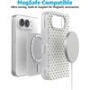 image:imageCasely iPhone 17 Pro Max Case  Marina Lines  Tiny Pinstripe  Compatible with MagSafe  Classic Ultra Thin DesignTiny Stars  Blue  White