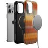 image:imageCasely iPhone 17 Pro Max Case  Painted Canyon  Dotted Landscape  Bold Protective Design  Compatible with MagSafeFrontier Weave  Boho Sunset