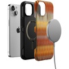 image:imageCasely iPhone 17 Pro Max Case  Painted Canyon  Dotted Landscape  Bold Protective Design  Compatible with MagSafeFrontier Weave  Boho Sunset
