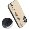 image:imageCasely iPhone 17 Pro Max Case  Painted Canyon  Dotted Landscape  Bold Protective Design  Compatible with MagSafeStallion Stampede  Wild Horses