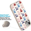 image:imageCasely iPhone 17 Pro Max Case  Seaside Stitch  Vintage Roses  Align SoftTouch Flexible Bumper Case  Compatible with MagSafeAmerican Girlie  Red White  Blue Bows