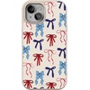 image:imageCasely iPhone 17 Pro Max Case  Seaside Stitch  Vintage Roses  Align SoftTouch Flexible Bumper Case  Compatible with MagSafeAmerican Girlie  Red White  Blue Bows