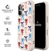 image:imageCasely iPhone 17 Pro Max Case  Seaside Stitch  Vintage Roses  Align SoftTouch Flexible Bumper Case  Compatible with MagSafeAmerican Girlie  Red White  Blue Bows