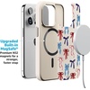 image:imageCasely iPhone 17 Pro Max Case  Seaside Stitch  Vintage Roses  Align SoftTouch Flexible Bumper Case  Compatible with MagSafeAmerican Girlie  Red White  Blue Bows