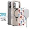 image:imageCasely iPhone 17 Pro Max Case  Seaside Stitch  Vintage Roses  Align SoftTouch Flexible Bumper Case  Compatible with MagSafeAmerican Girlie  Red White  Blue Bows
