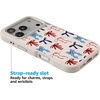 image:imageCasely iPhone 17 Pro Max Case  Seaside Stitch  Vintage Roses  Align SoftTouch Flexible Bumper Case  Compatible with MagSafeAmerican Girlie  Red White  Blue Bows