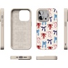 image:imageCasely iPhone 17 Pro Max Case  Seaside Stitch  Vintage Roses  Align SoftTouch Flexible Bumper Case  Compatible with MagSafeAmerican Girlie  Red White  Blue Bows