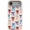 image:imageCasely iPhone 17 Pro Max Case  Seaside Stitch  Vintage Roses  Align SoftTouch Flexible Bumper Case  Compatible with MagSafeAmerican Girlie  Red White  Blue Bows