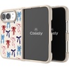 image:imageCasely iPhone 17 Pro Max Case  Seaside Stitch  Vintage Roses  Align SoftTouch Flexible Bumper Case  Compatible with MagSafeAmerican Girlie  Red White  Blue Bows