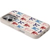 image:imageCasely iPhone 17 Pro Max Case  Seaside Stitch  Vintage Roses  Align SoftTouch Flexible Bumper Case  Compatible with MagSafeAmerican Girlie  Red White  Blue Bows