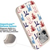 image:imageCasely iPhone 17 Pro Max Case  Seaside Stitch  Vintage Roses  Align SoftTouch Flexible Bumper Case  Compatible with MagSafeAmerican Girlie  Red White  Blue Bows