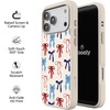 image:imageCasely iPhone 17 Pro Max Case  Seaside Stitch  Vintage Roses  Align SoftTouch Flexible Bumper Case  Compatible with MagSafeAmerican Girlie  Red White  Blue Bows