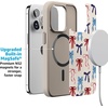 image:imageCasely iPhone 17 Pro Max Case  Seaside Stitch  Vintage Roses  Align SoftTouch Flexible Bumper Case  Compatible with MagSafeAmerican Girlie  Red White  Blue Bows