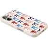 image:imageCasely iPhone 17 Pro Max Case  Seaside Stitch  Vintage Roses  Align SoftTouch Flexible Bumper Case  Compatible with MagSafeAmerican Girlie  Red White  Blue Bows