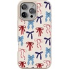 image:imageCasely iPhone 17 Pro Max Case  Seaside Stitch  Vintage Roses  Align SoftTouch Flexible Bumper Case  Compatible with MagSafeAmerican Girlie  Red White  Blue Bows