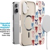 image:imageCasely iPhone 17 Pro Max Case  Seaside Stitch  Vintage Roses  Align SoftTouch Flexible Bumper Case  Compatible with MagSafeAmerican Girlie  Red White  Blue Bows