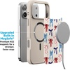 image:imageCasely iPhone 17 Pro Max Case  Seaside Stitch  Vintage Roses  Align SoftTouch Flexible Bumper Case  Compatible with MagSafeAmerican Girlie  Red White  Blue Bows