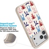 image:imageCasely iPhone 17 Pro Max Case  Seaside Stitch  Vintage Roses  Align SoftTouch Flexible Bumper Case  Compatible with MagSafeAmerican Girlie  Red White  Blue Bows