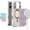 image:imageCasely iPhone 17 Pro Max Case  Seaside Stitch  Vintage Roses  Align SoftTouch Flexible Bumper Case  Compatible with MagSafeCoastal Carolina  Painted Flowers