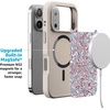 image:imageCasely iPhone 17 Pro Max Case  Seaside Stitch  Vintage Roses  Align SoftTouch Flexible Bumper Case  Compatible with MagSafeCoastal Carolina  Painted Flowers