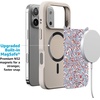 image:imageCasely iPhone 17 Pro Max Case  Seaside Stitch  Vintage Roses  Align SoftTouch Flexible Bumper Case  Compatible with MagSafeCoastal Carolina  Painted Flowers