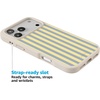 image:imageCasely iPhone 17 Pro Max Case  Seaside Stitch  Vintage Roses  Align SoftTouch Flexible Bumper Case  Compatible with MagSafeCoastline Stripes  Blue  Yellow