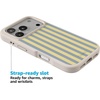 image:imageCasely iPhone 17 Pro Max Case  Seaside Stitch  Vintage Roses  Align SoftTouch Flexible Bumper Case  Compatible with MagSafeCoastline Stripes  Blue  Yellow