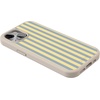 image:imageCasely iPhone 17 Pro Max Case  Seaside Stitch  Vintage Roses  Align SoftTouch Flexible Bumper Case  Compatible with MagSafeCoastline Stripes  Blue  Yellow