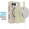 image:imageCasely iPhone 17 Pro Max Case  Seaside Stitch  Vintage Roses  Align SoftTouch Flexible Bumper Case  Compatible with MagSafeCoastline Stripes  Blue  Yellow