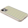 image:imageCasely iPhone 17 Pro Max Case  Seaside Stitch  Vintage Roses  Align SoftTouch Flexible Bumper Case  Compatible with MagSafeCoastline Stripes  Blue  Yellow