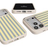 image:imageCasely iPhone 17 Pro Max Case  Seaside Stitch  Vintage Roses  Align SoftTouch Flexible Bumper Case  Compatible with MagSafeCoastline Stripes  Blue  Yellow