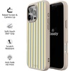 image:imageCasely iPhone 17 Pro Max Case  Seaside Stitch  Vintage Roses  Align SoftTouch Flexible Bumper Case  Compatible with MagSafeCoastline Stripes  Blue  Yellow