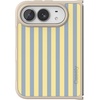 image:imageCasely iPhone 17 Pro Max Case  Seaside Stitch  Vintage Roses  Align SoftTouch Flexible Bumper Case  Compatible with MagSafeCoastline Stripes  Blue  Yellow