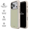image:imageCasely iPhone 17 Pro Max Case  Seaside Stitch  Vintage Roses  Align SoftTouch Flexible Bumper Case  Compatible with MagSafeCoastline Stripes  Blue  Yellow