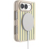 image:imageCasely iPhone 17 Pro Max Case  Seaside Stitch  Vintage Roses  Align SoftTouch Flexible Bumper Case  Compatible with MagSafeCoastline Stripes  Blue  Yellow