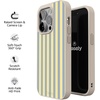 image:imageCasely iPhone 17 Pro Max Case  Seaside Stitch  Vintage Roses  Align SoftTouch Flexible Bumper Case  Compatible with MagSafeCoastline Stripes  Blue  Yellow