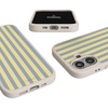 image:imageCasely iPhone 17 Pro Max Case  Seaside Stitch  Vintage Roses  Align SoftTouch Flexible Bumper Case  Compatible with MagSafeCoastline Stripes  Blue  Yellow