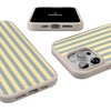 image:imageCasely iPhone 17 Pro Max Case  Seaside Stitch  Vintage Roses  Align SoftTouch Flexible Bumper Case  Compatible with MagSafeCoastline Stripes  Blue  Yellow
