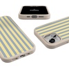 image:imageCasely iPhone 17 Pro Max Case  Seaside Stitch  Vintage Roses  Align SoftTouch Flexible Bumper Case  Compatible with MagSafeCoastline Stripes  Blue  Yellow