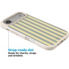image:imageCasely iPhone 17 Pro Max Case  Seaside Stitch  Vintage Roses  Align SoftTouch Flexible Bumper Case  Compatible with MagSafeCoastline Stripes  Blue  Yellow