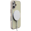 image:imageCasely iPhone 17 Pro Max Case  Seaside Stitch  Vintage Roses  Align SoftTouch Flexible Bumper Case  Compatible with MagSafeCoastline Stripes  Blue  Yellow