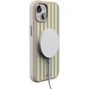 image:imageCasely iPhone 17 Pro Max Case  Seaside Stitch  Vintage Roses  Align SoftTouch Flexible Bumper Case  Compatible with MagSafeCoastline Stripes  Blue  Yellow
