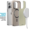 image:imageCasely iPhone 17 Pro Max Case  Seaside Stitch  Vintage Roses  Align SoftTouch Flexible Bumper Case  Compatible with MagSafeCoastline Stripes  Blue  Yellow