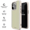 image:imageCasely iPhone 17 Pro Max Case  Seaside Stitch  Vintage Roses  Align SoftTouch Flexible Bumper Case  Compatible with MagSafeCoastline Stripes  Blue  Yellow