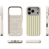 image:imageCasely iPhone 17 Pro Max Case  Seaside Stitch  Vintage Roses  Align SoftTouch Flexible Bumper Case  Compatible with MagSafeCoastline Stripes  Blue  Yellow